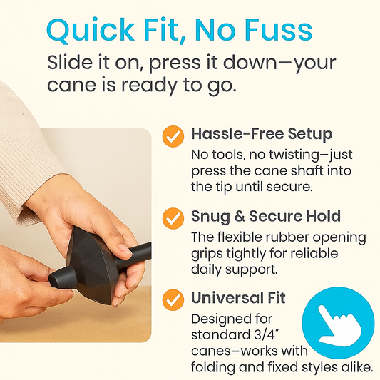 Great Health Standing Dome Cane Tip