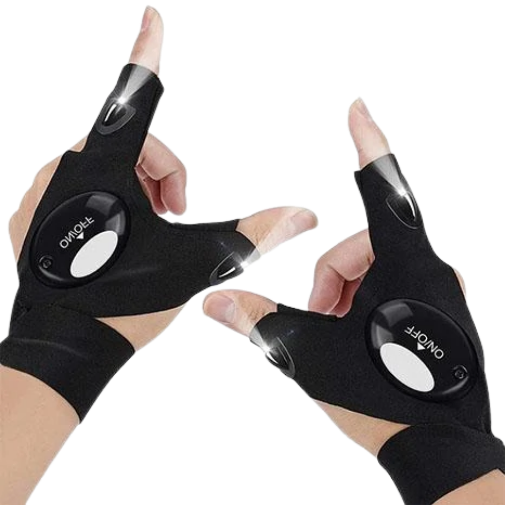 BrightGrip™ Waterproof LED Gloves