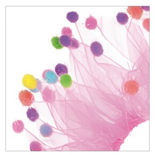 Charming Pet Birthday Collar Pom Pom Party