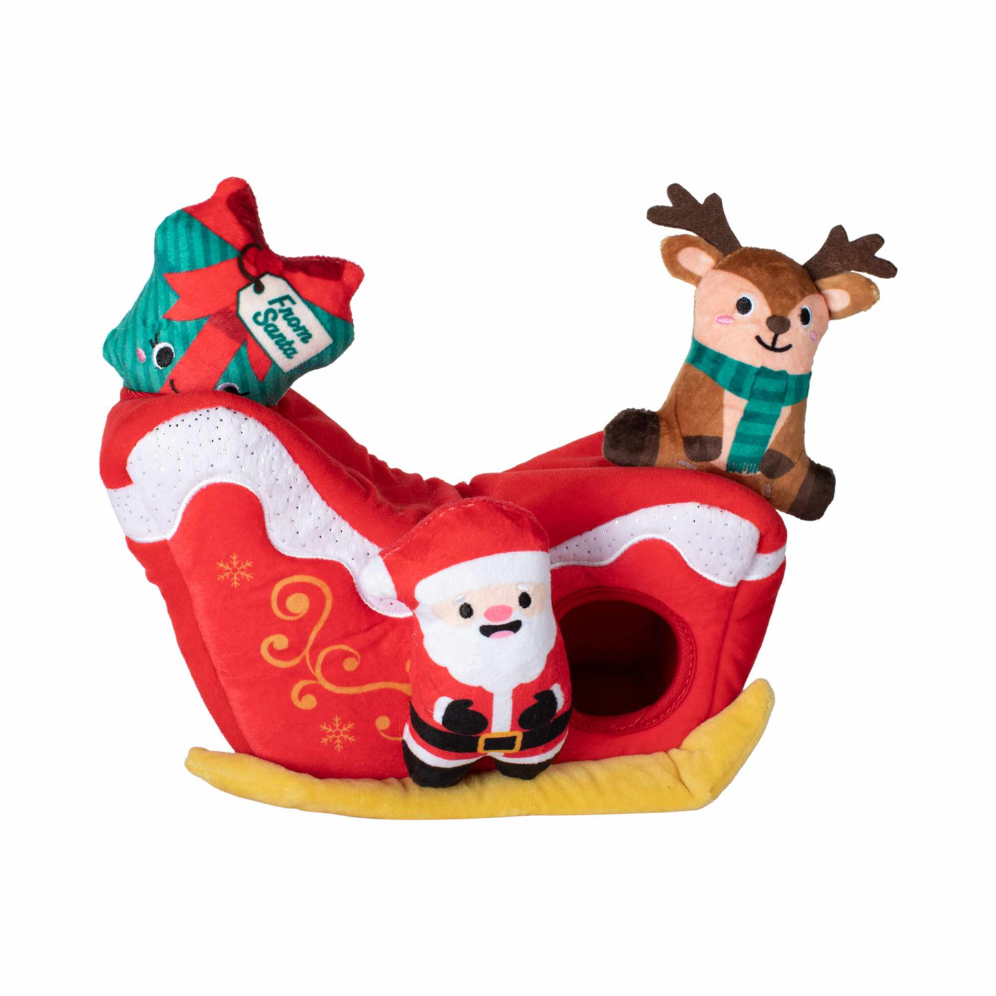 PetShop by Fringe Studio Hold On For Deer Life Hide & Seek Plush Dog Toy