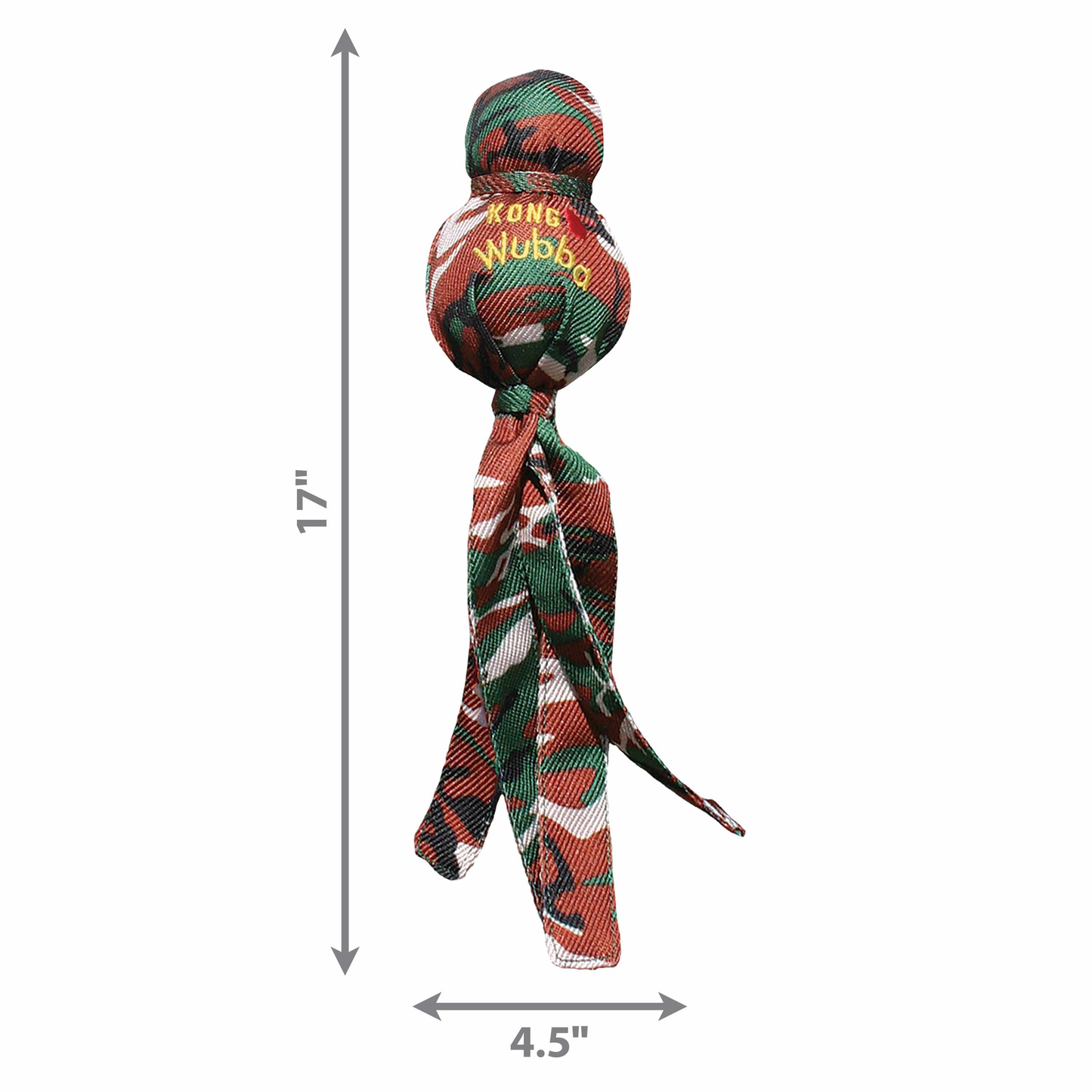 KONG(R) Wubba Camo Dog Tug Toy Assorted
