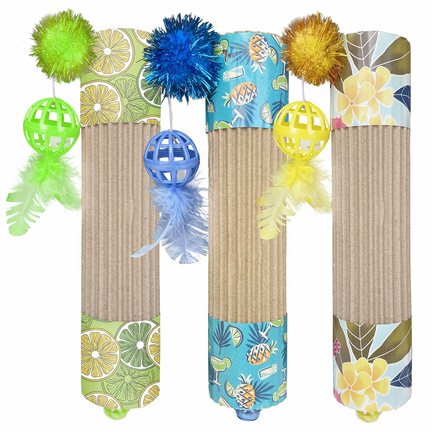 Multipet Margaritaville(R) Cat Rollers 9.5"