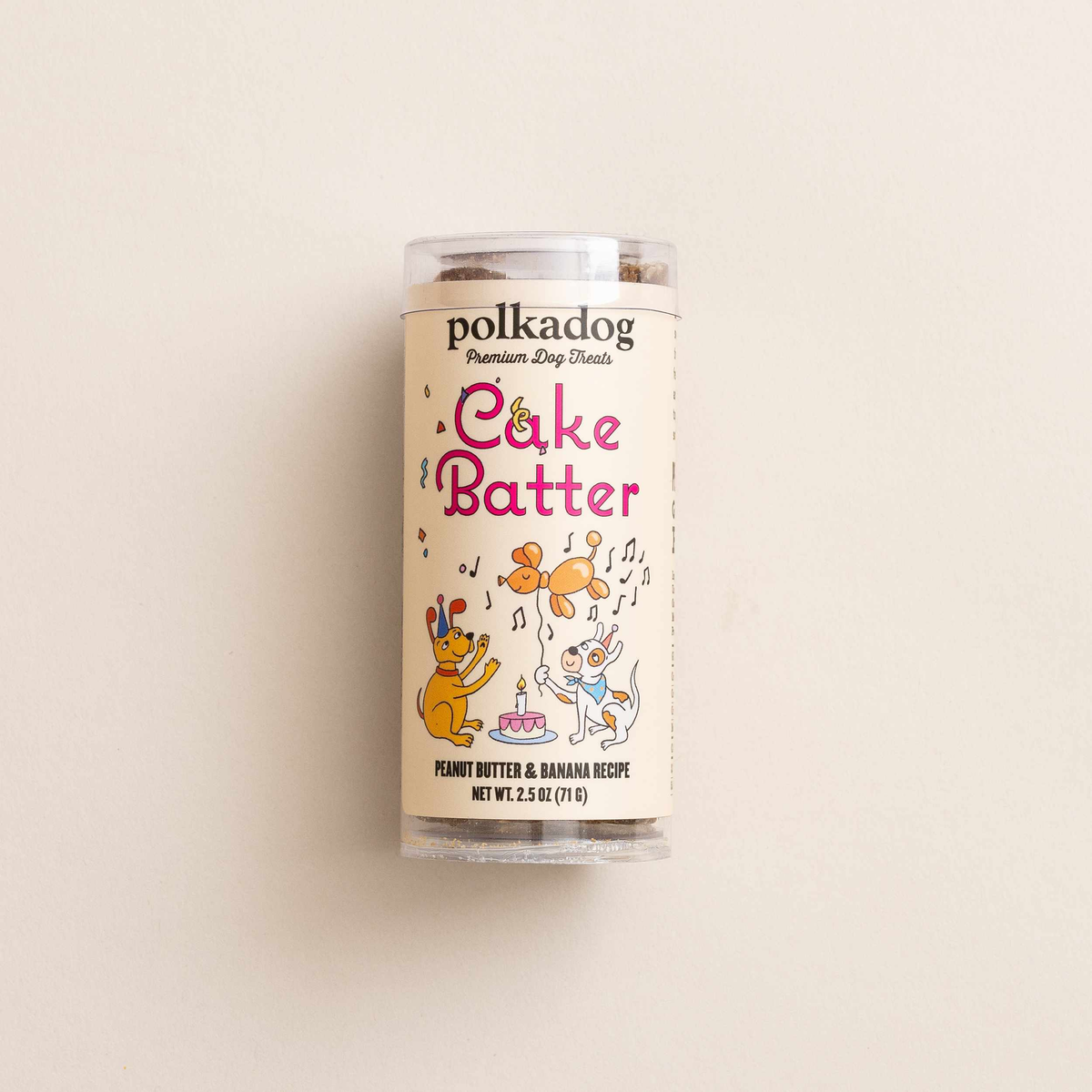 Polkadog Cake Batter Peanut Butter and Banana Soft & Chewy Dog Treats