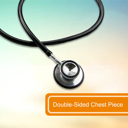 General Exam Stethoscope McKesson Black 1-Tube 22 Inch Tube Double Sided Chestpiece, Packaging Type- Each