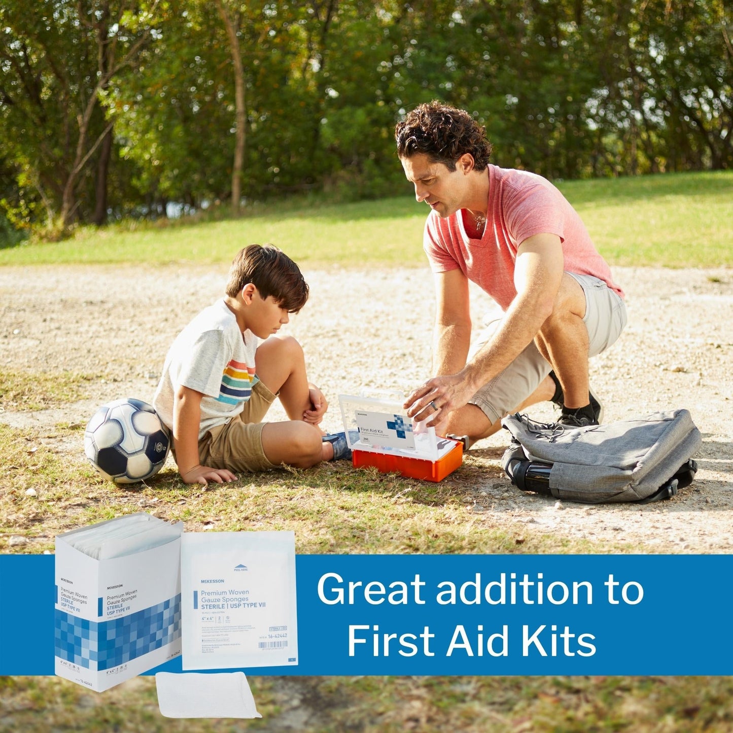 Gauze Sponge McKesson 4 X 4 Inch 12-Ply Sterile 2 per Pack, Packaging Type- Box