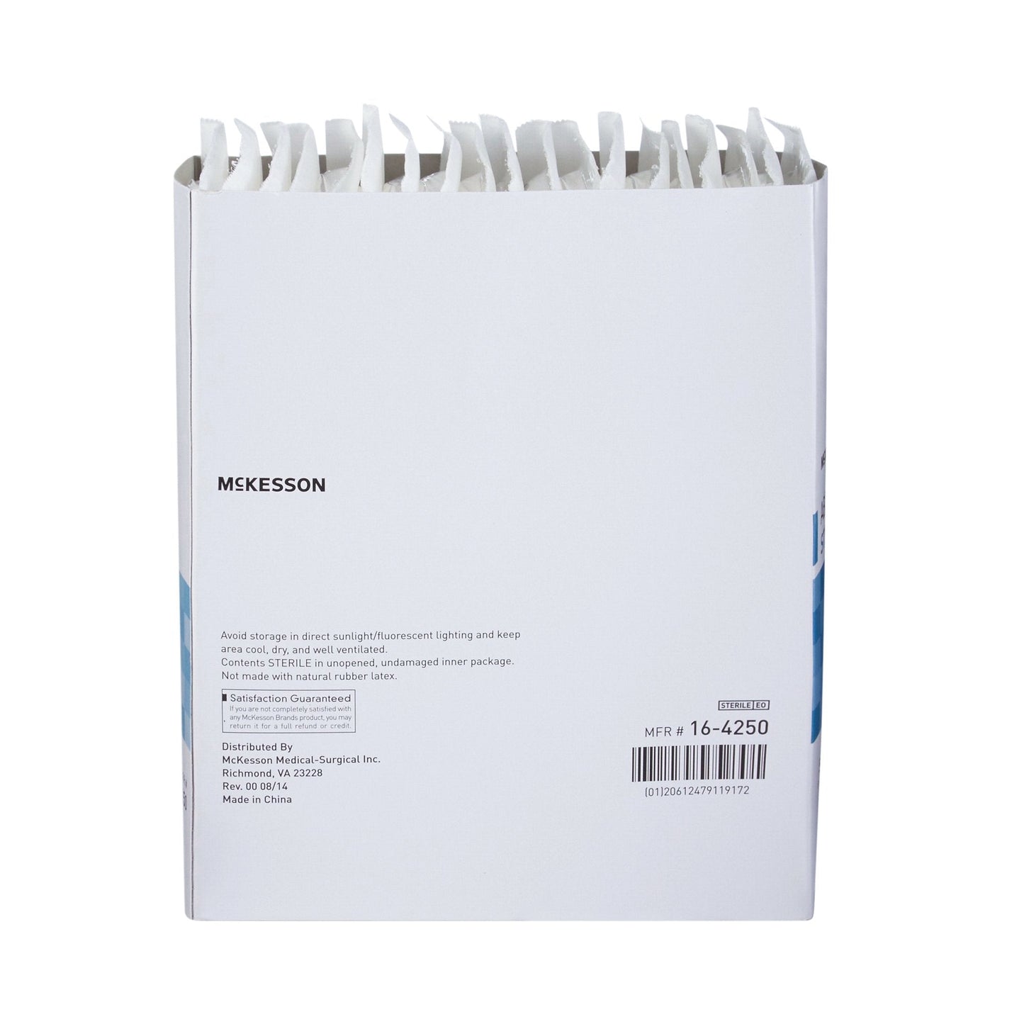 Abdominal Pad McKesson 5 X 9 Inch Sterile 1 per Pack, Packaging Type- Box