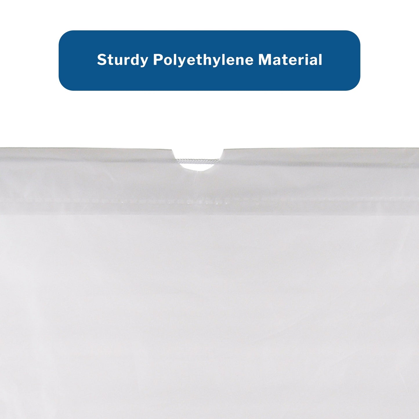 Patient Belongings Bag McKesson 4 X 20 X 20 Inch Polyethylene Drawstring Closure White, Packaging Type- Each