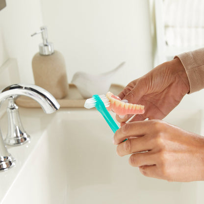 Denture Brush McKesson 2-Sided Bristle Green, Packaging Type- Box