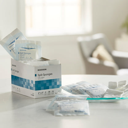 I.V. Sponge McKesson 2 X 2 Inch 6-Ply Sterile 2 per Pack, Packaging Type- Box