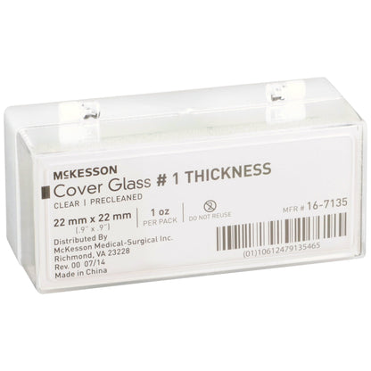 Cover Glass McKesson Square No. 1 Thickness 22 X 22 mm, Packaging Type- Box