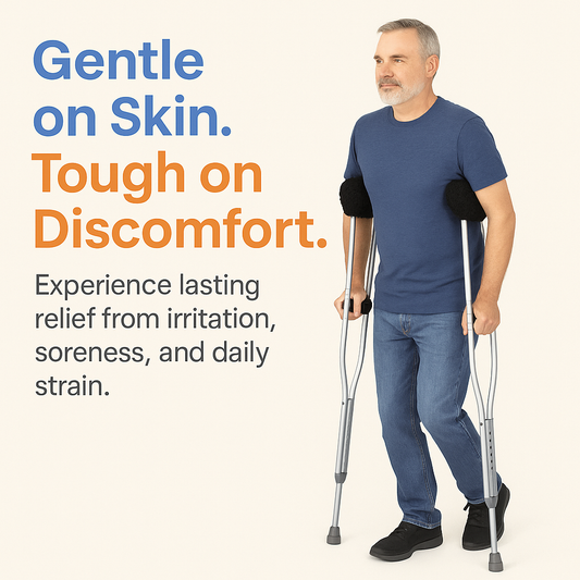 Great Health Sheepskin Crutch Pads