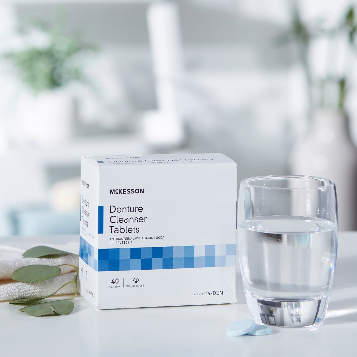 Denture Cleaner McKesson Unflavored, Packaging Type- Box