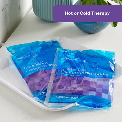 Hot / Cold Pack McKesson General Purpose Large 6-3/4 X 10-1/2 Inch Gel Reusable, Packaging Type- Each