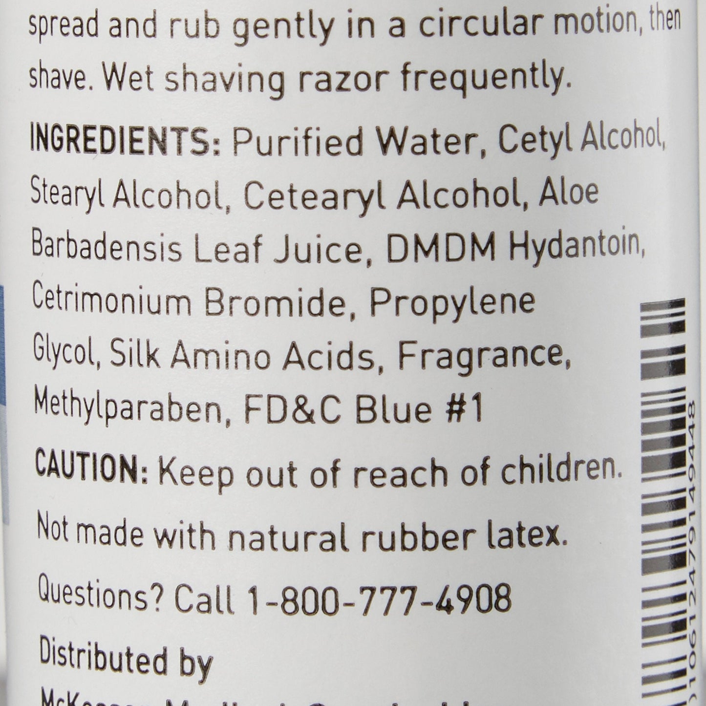 Shaving Gel McKesson Bottle 1.5 oz., Packaging Type- Each