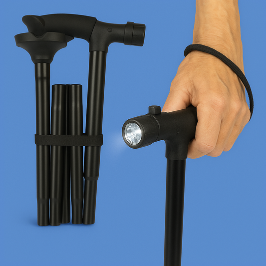 Great Health LED Folding Cane
