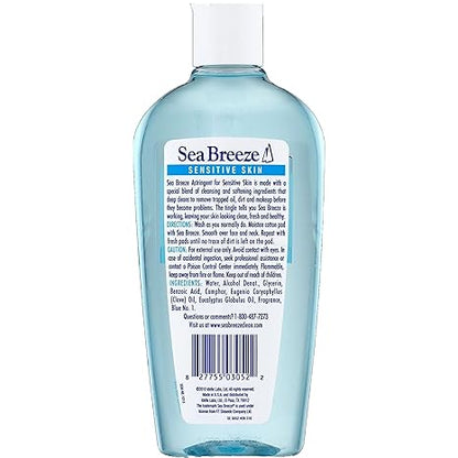 Astringent Sea Breeze Sensitive Skin 10 oz. Liquid, Packaging Type-Case of 6