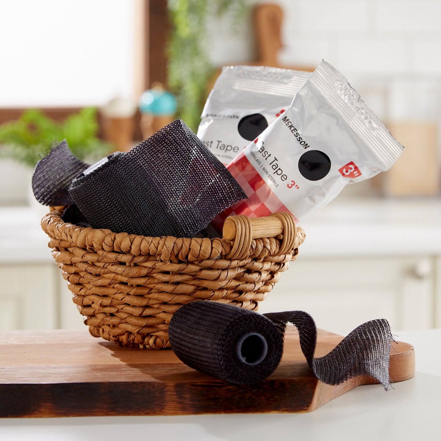 Cast Tape McKesson 3 Inch X 12 Foot Fiberglass Black, Packaging Type- Box