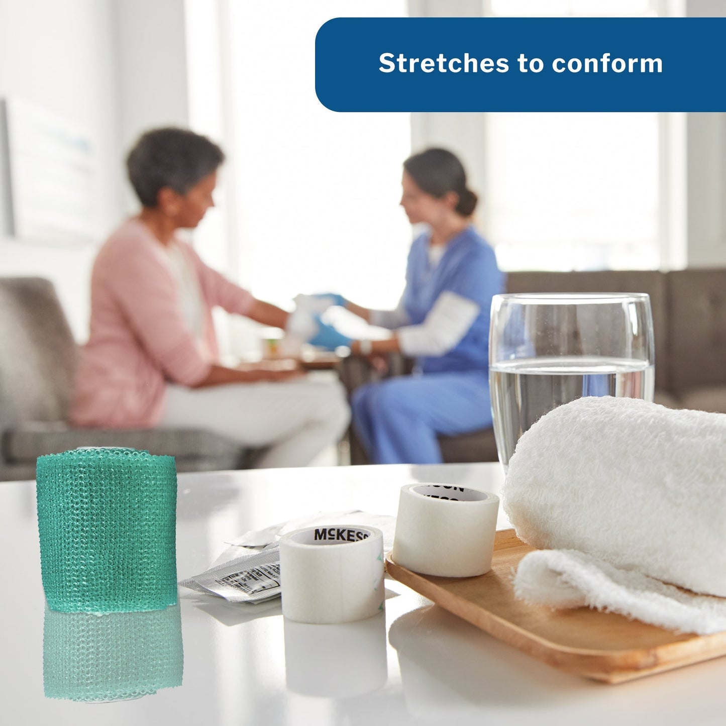 Cast Tape McKesson 3 Inch X 12 Foot Fiberglass Green, Packaging Type- Box