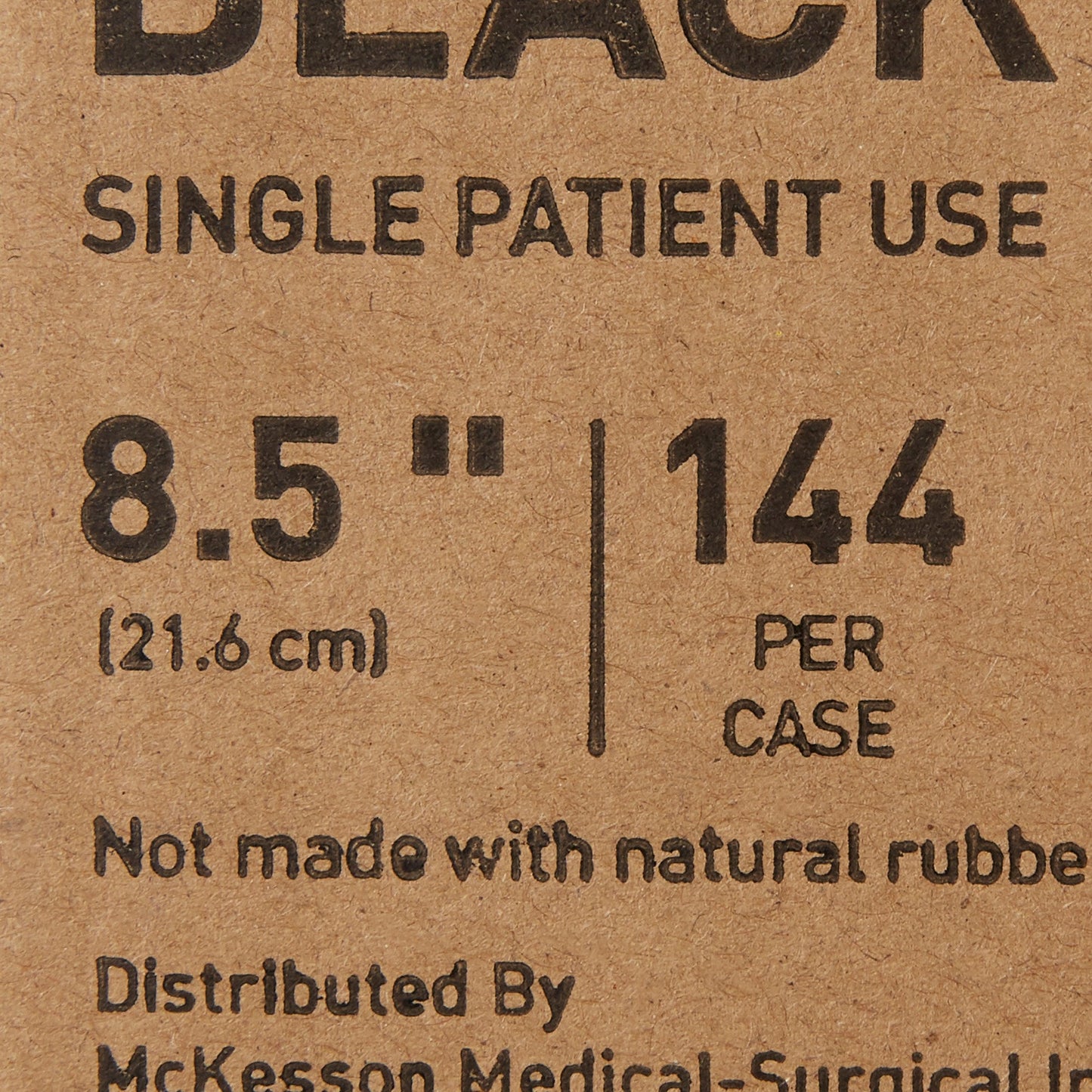 Handle Comb McKesson 8.5 Inch Black Polypropylene, Packaging Type- Each