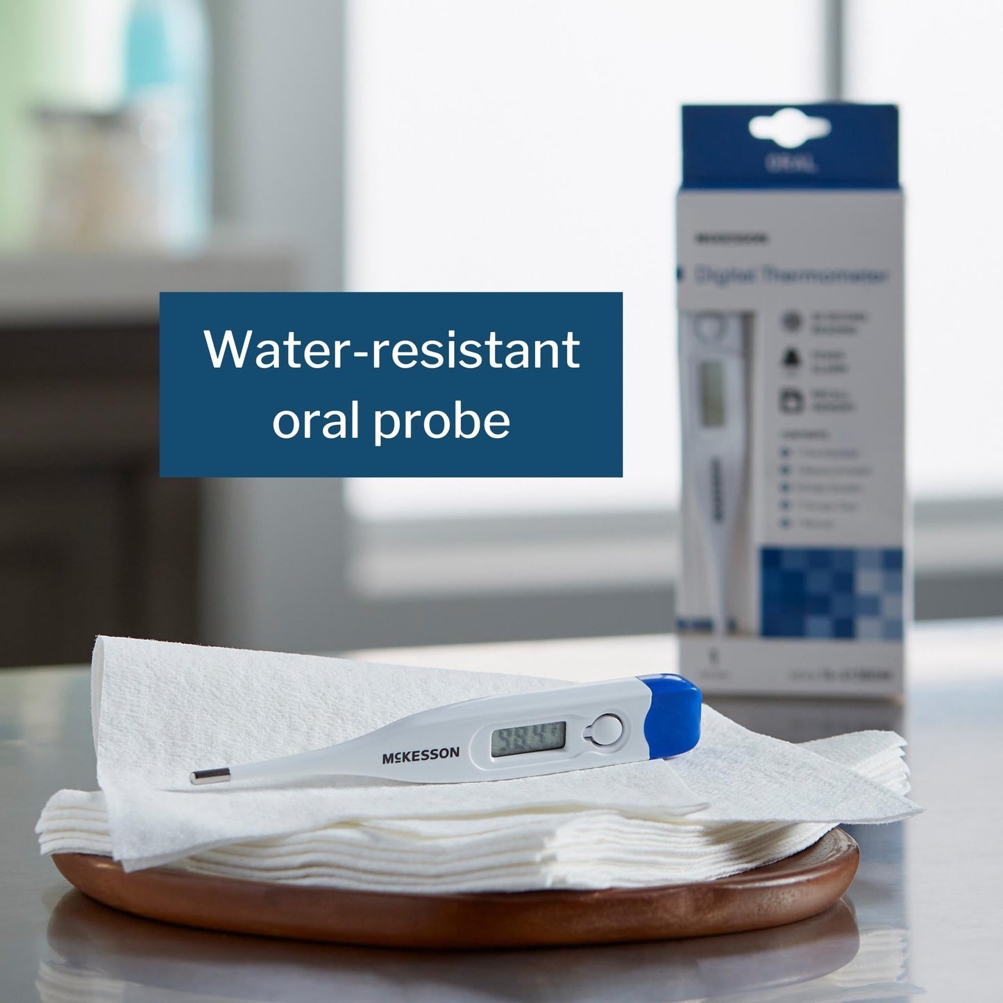 Digital Stick Thermometer McKesson Oral Probe Handheld, Packaging Type- Box