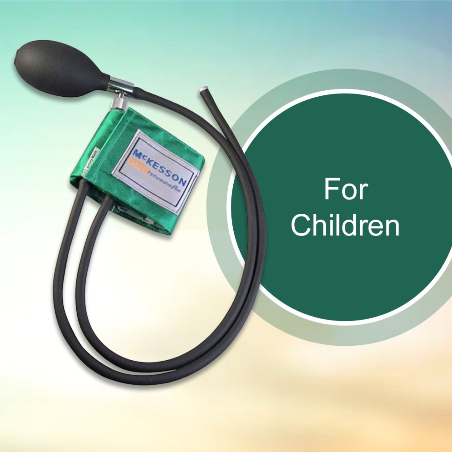 Reusable Blood Pressure Cuff and Bulb McKesson LUMEON 13.9 to 19.5 cm Arm Nylon Cuff Child Cuff, Packaging Type- Box