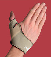 Flexible Thumb Splint Left Large Beige 7.75 Ã-8.75