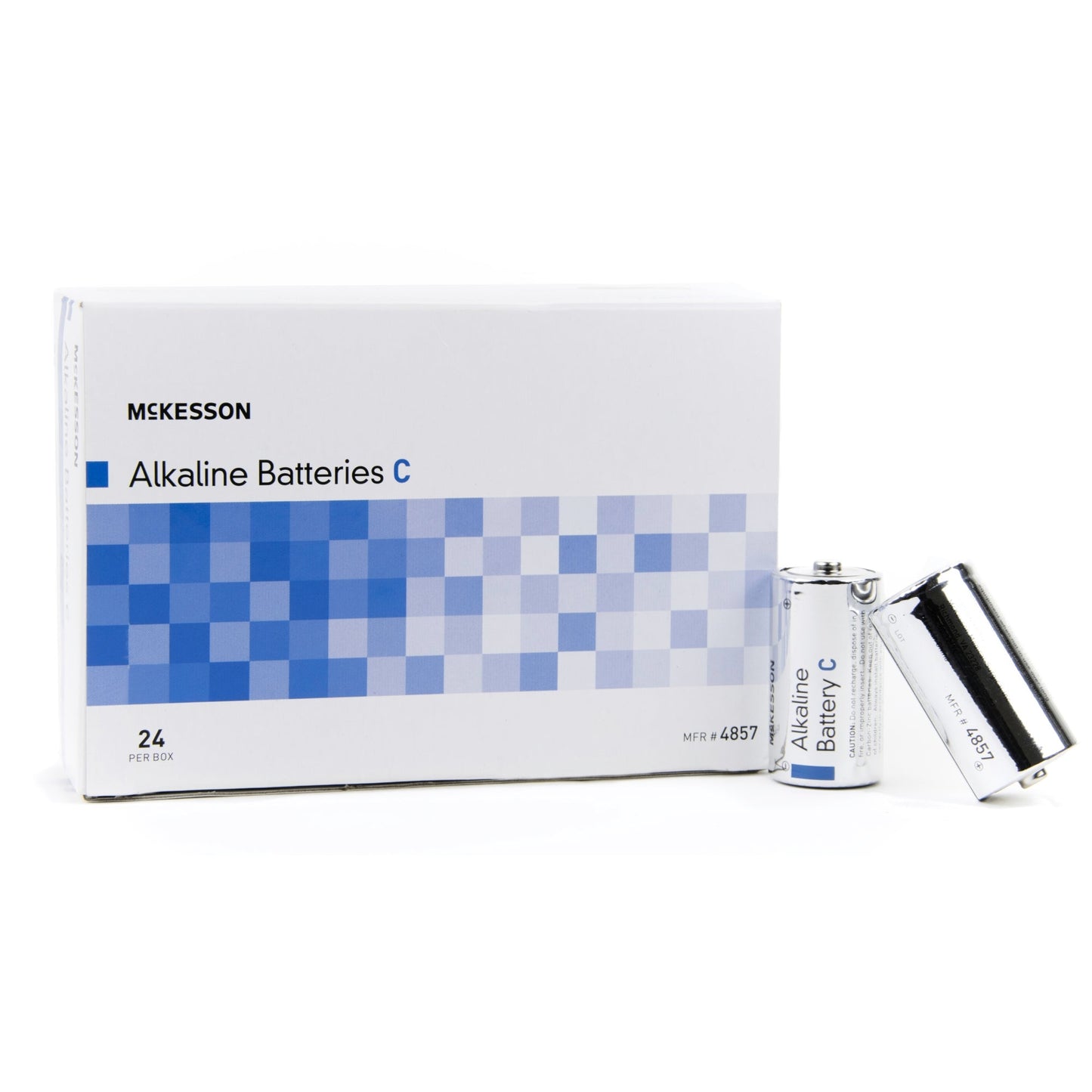 Alkaline Battery McKesson C Cell 1.5V Disposable 24 Pack, Packaging Type- Box