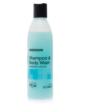 Shampoo and Body Wash McKesson 8 oz. Flip Top Bottle Summer Rain Scent, Packaging Type- Each
