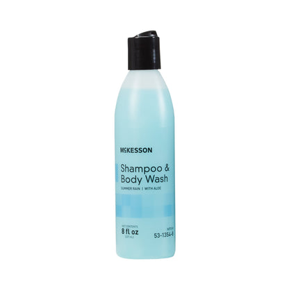 Shampoo and Body Wash McKesson 8 oz. Flip Top Bottle Summer Rain Scent, Packaging Type- Each