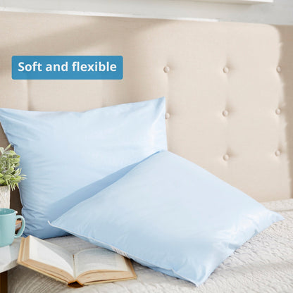 Bed Pillow McKesson 19 X 25 Inch Blue Reusable, Packaging Type- Each