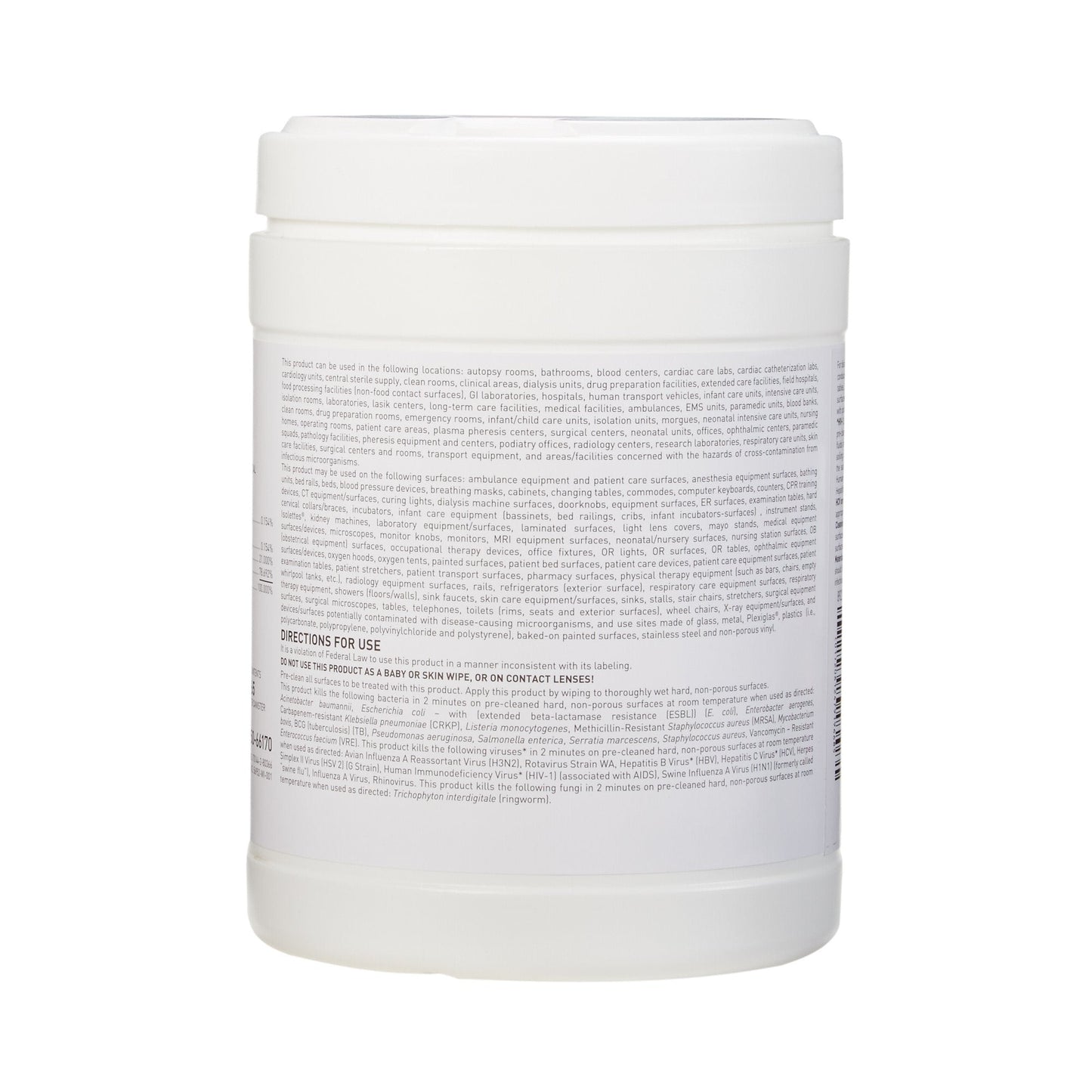 McKesson Surface Disinfectant Premoistened Manual Pull Wipe 65 Count Canister Alcohol Scent NonSterile, Packaging Type- Box