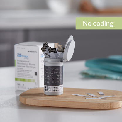 Blood Glucose Test Strips McKesson TRUE METRIX PRO 50 Strips per Pack, Packaging Type- Box