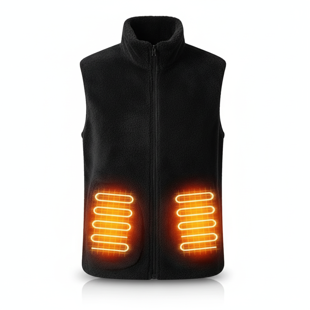 Heated Fleece Vest – Women’s Electric Jacket 8 Hours of Heat