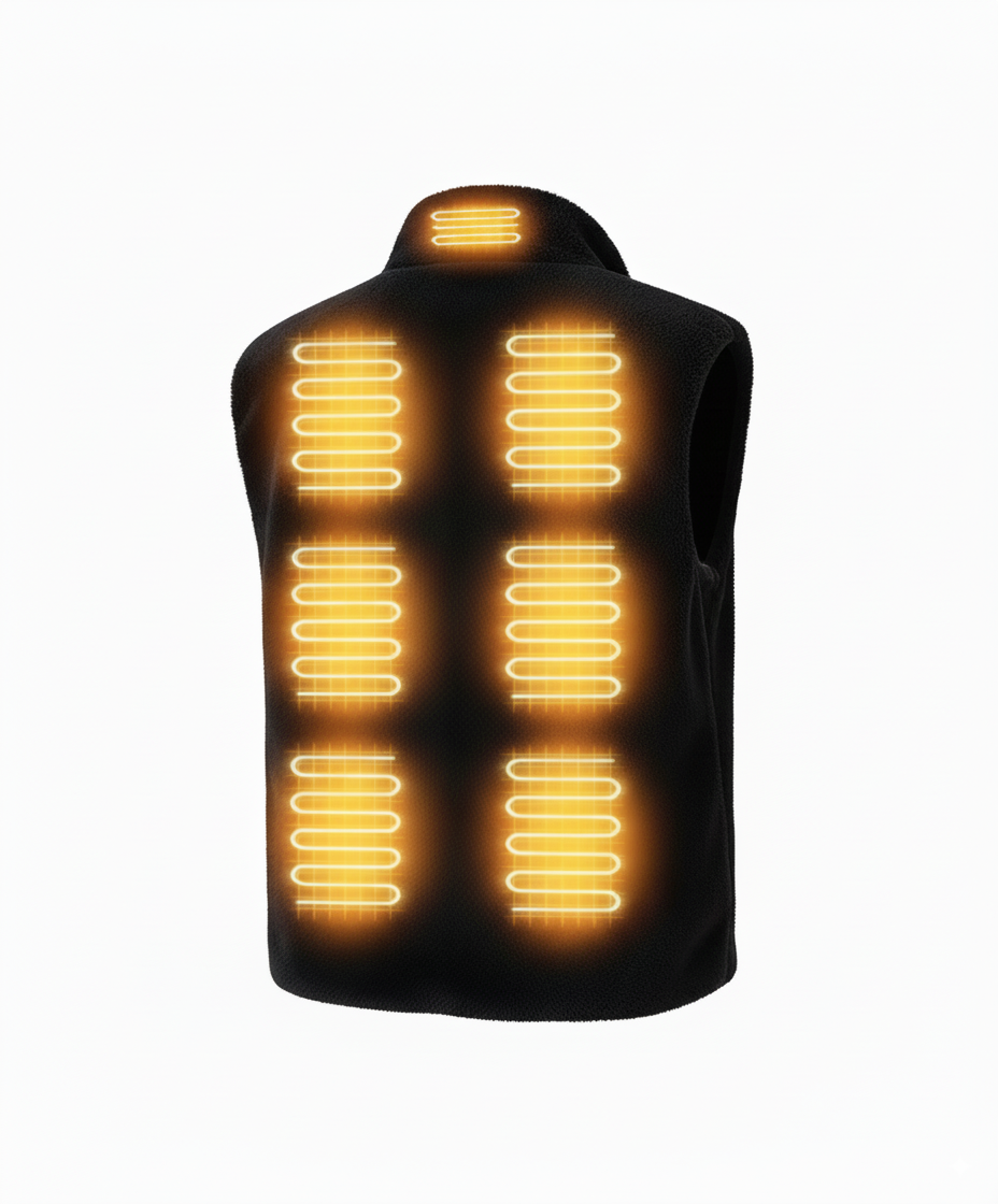 Heated Fleece Vest – Women’s Electric Jacket 8 Hours of Heat