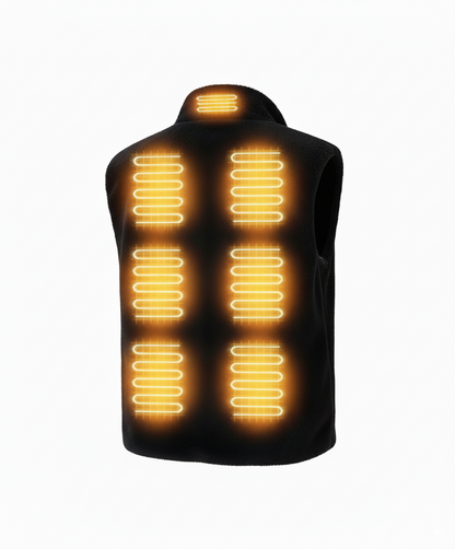 Heated Fleece Vest – Women’s Electric Jacket 8 Hours of Heat