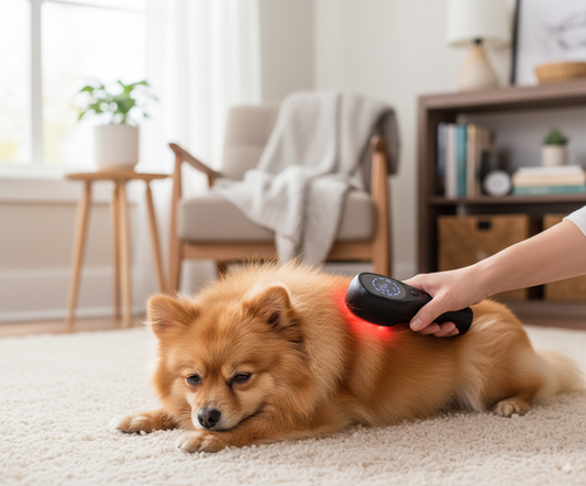 GlowPaws Red Light Therapy Wand – Gentle Joint Relief for Dogs