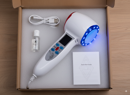 LumiTherm Facial Massager – Hot & Cold Skin Rejuvenation for Wrinkles