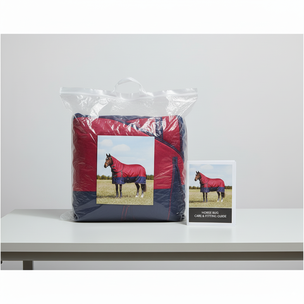 FrostGuard 1680D Winter Horse Blanket – Durable Outdoor Warmth & Protection