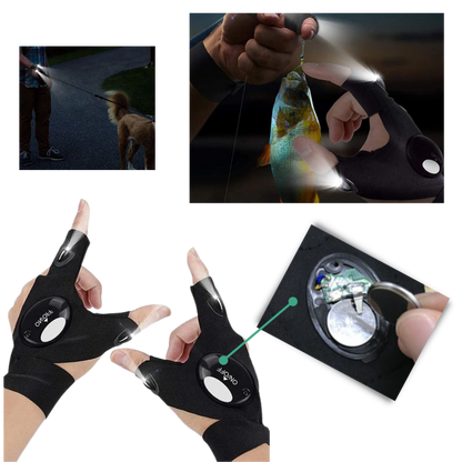BrightGrip™ Waterproof LED Gloves