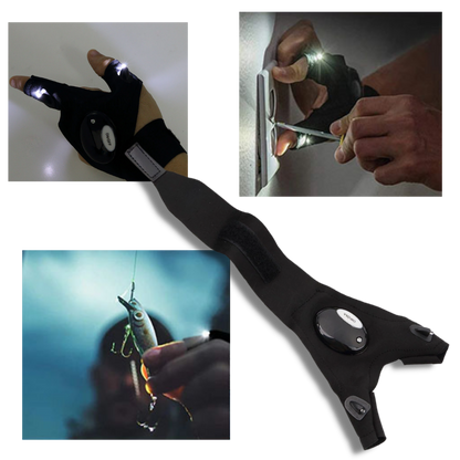 BrightGrip™ Waterproof LED Gloves