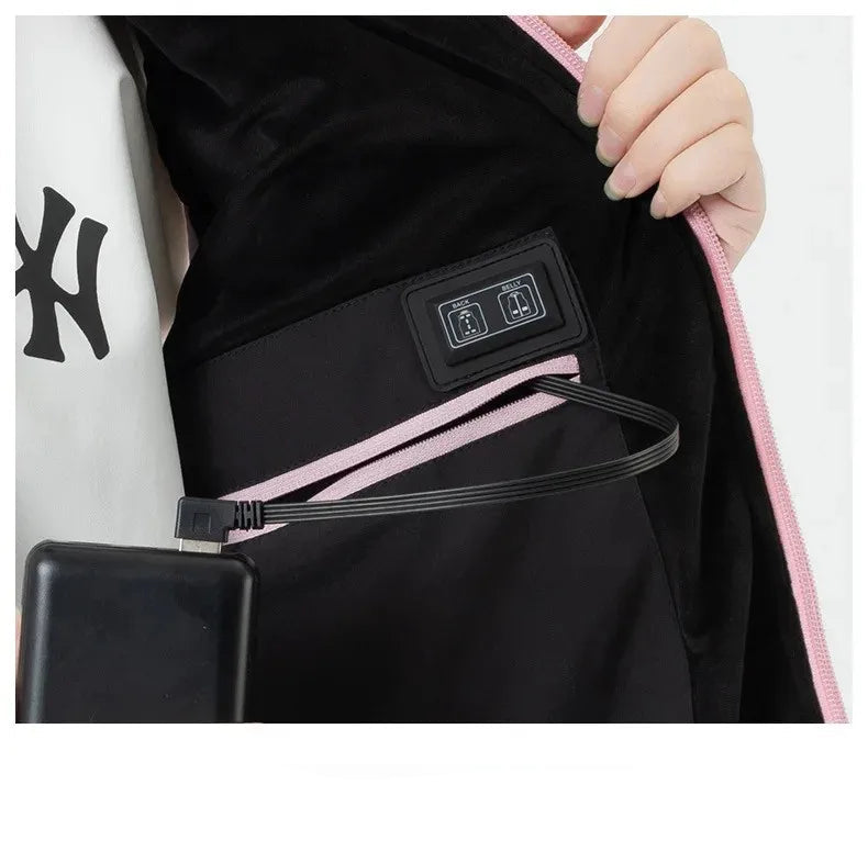 Heated Fleece Vest – Women’s Electric Jacket 8 Hours of Heat
