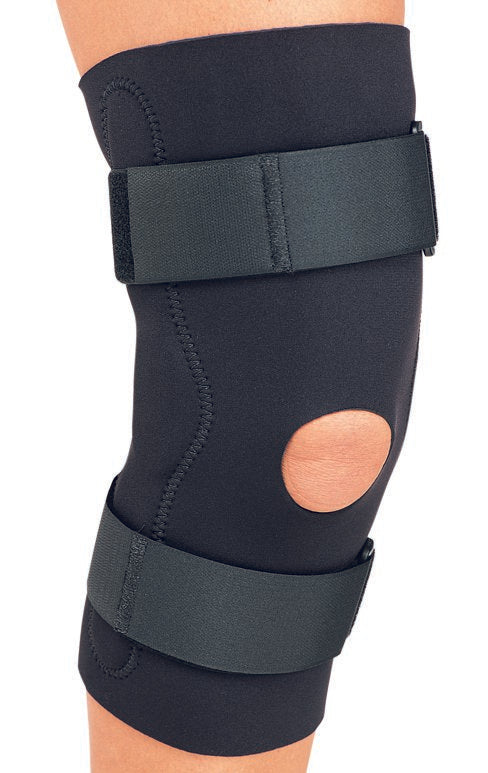 Knee Brace ProCare Medium D-Ring / Hook and Loop Strap Closure 18 to 20-1/2 Inch Thigh Circumference Left or Right Knee, Packaging Type- Each
