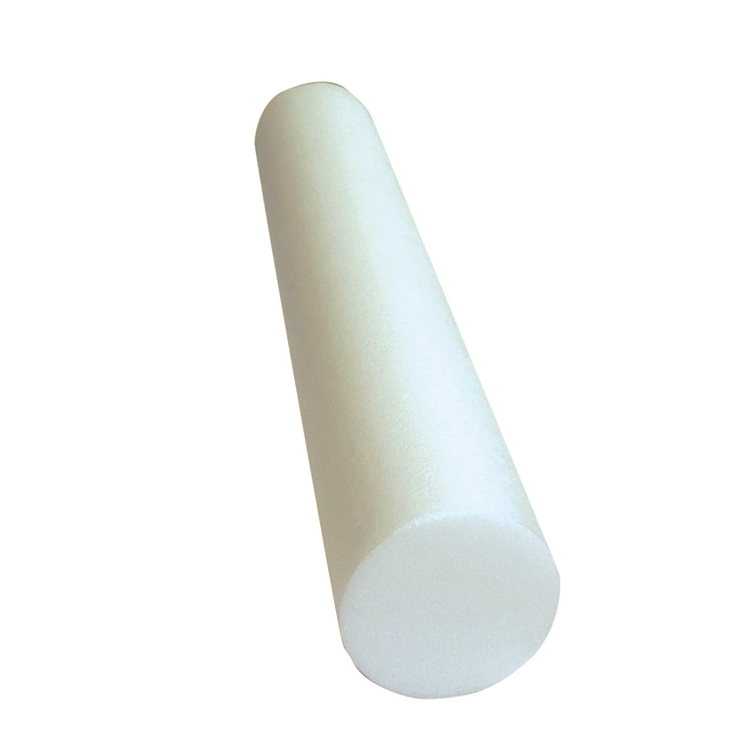 CanDo Round Therapy Foam Roller White Polyethylene Foam 6 X 36 Inch, Packaging Type- Each