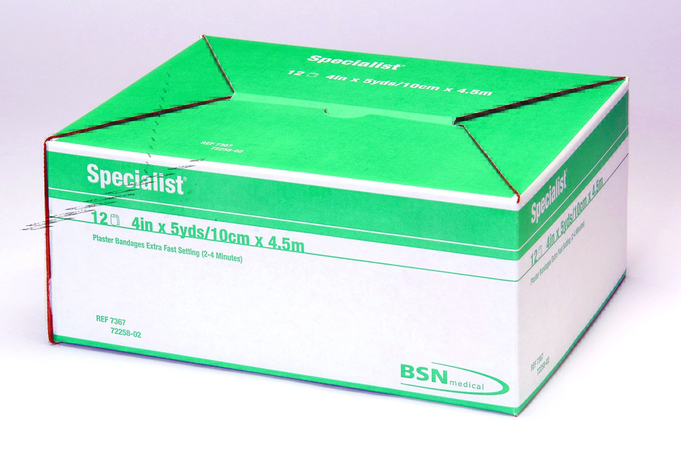 Plaster Bandage Specialist 5 Inch X 15 Foot Plaster of Paris White,  Packaging Type- Each