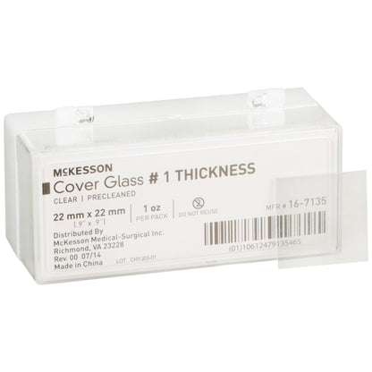 Cover Glass McKesson Square No. 1 Thickness 22 X 22 mm, Packaging Type- Box
