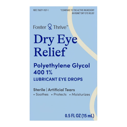 Eye Lubricant Foster & Thrive 0.5 oz. Eye Drops, Packaging Type- Each