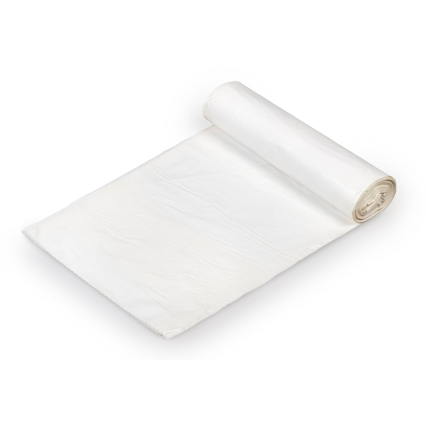 Trash Bag Colonial Bag Tuf 15 gal. White LLDPE 0.50 mil 24 X 32 Inch X-Seal Bottom Coreless Roll, Packaging Type- Box
