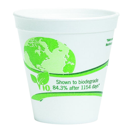 Drinking Cup WinCup 8 oz. White Polystyrene Disposable, Packaging Type- Case