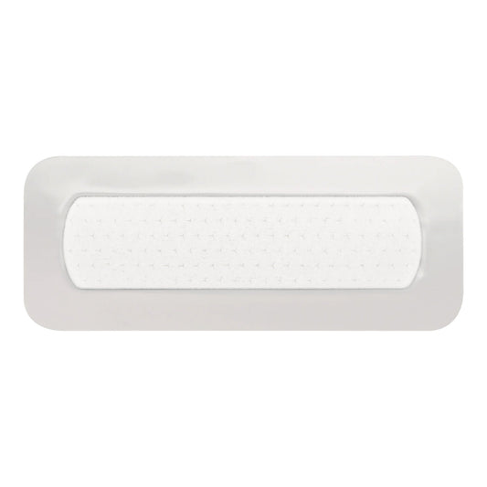 Foam Dressing Mepilex Border Post-Op 4 X 10 Inch With Border Film Backing Silicone Adhesive Rectangle Sterile, Packaging Type- Each