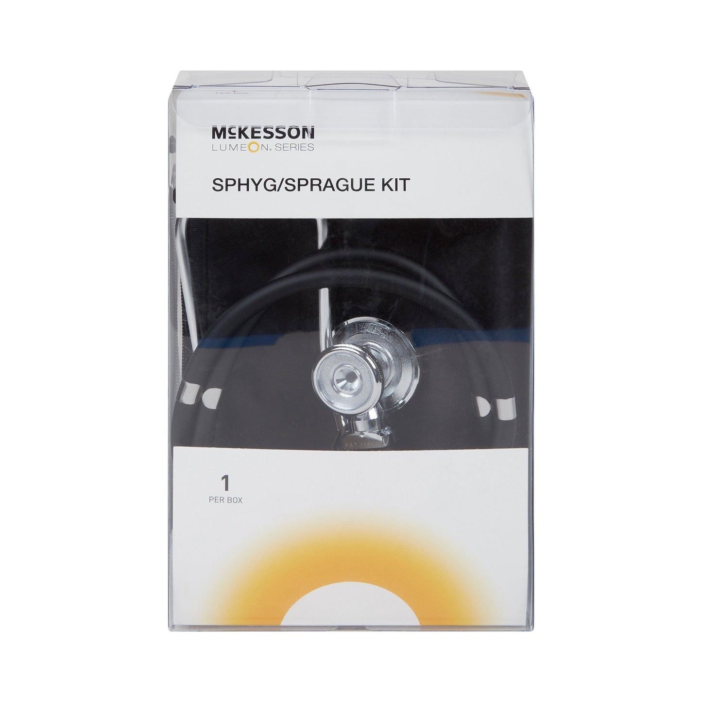 Reusable Aneroid / Stethoscope Set McKesson Brand 23 to 33 cm Adult Cuff Dual Head Sprague Stethoscope Pocket Aneroid, Packaging Type- Each